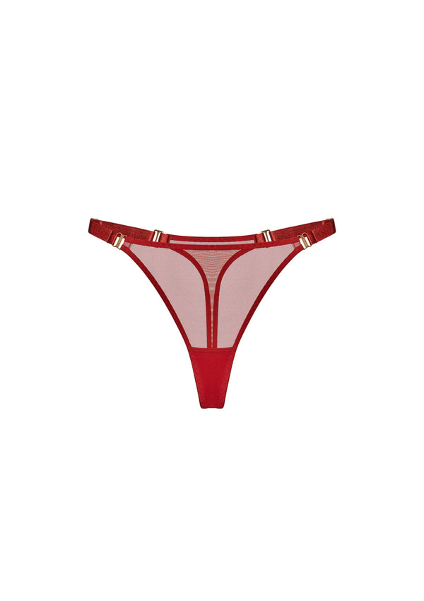 Signature Mesh Thong